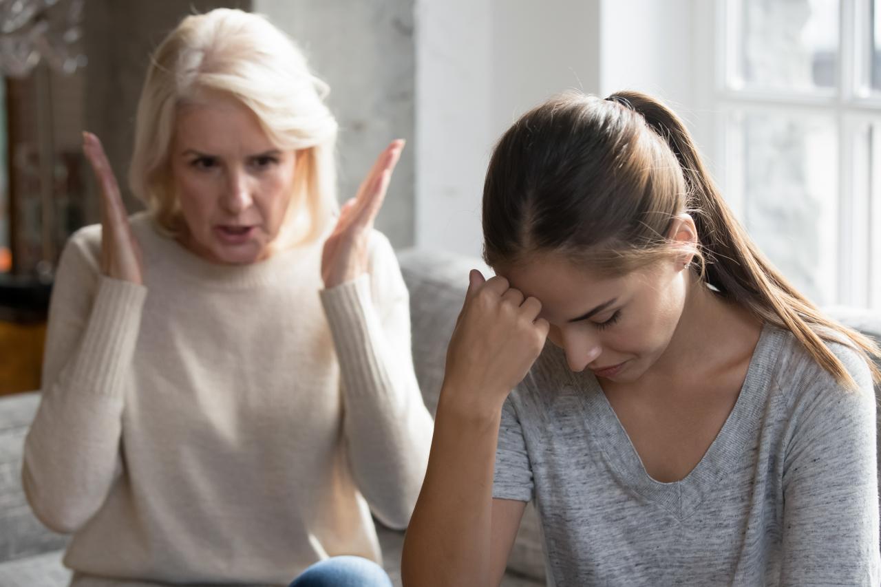 A mother and daughter arguing | Source: Shutterstock